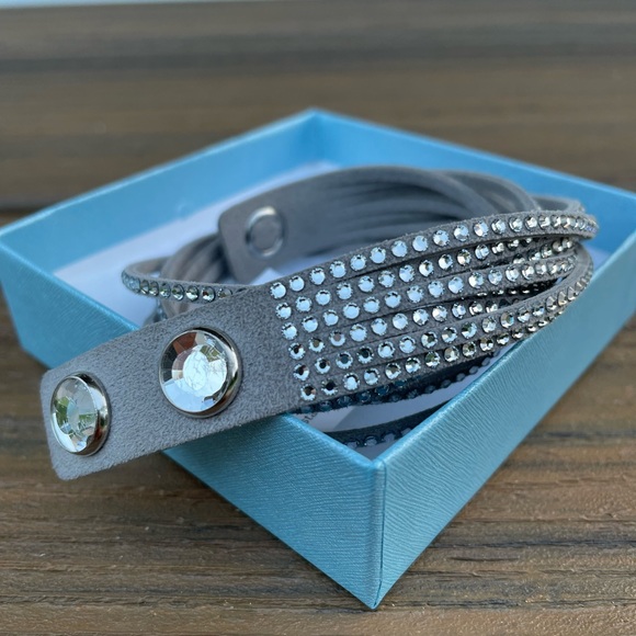 Swarovski Touchstone Crystal Wrap Bracelet - Picture 2 of 6